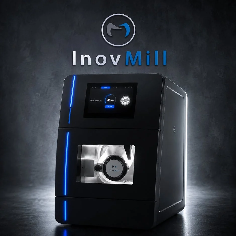 Fresadora CAD/CAM InovMill — centro de fresagem digital